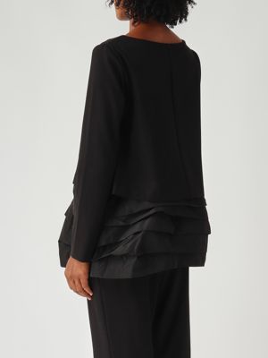 4. Blusa donna in misto viscosa stretch Nero