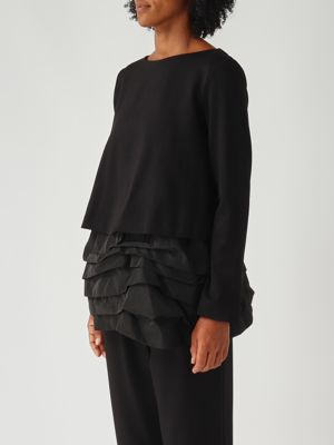 3. Blusa donna in misto viscosa stretch Nero