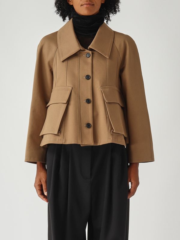 1. Chaqueta de mujer de algodón Camello Meimeij m5fk00