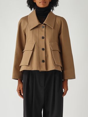 【マロン】 Down jacket Max Mara The Cube Seia ivory | H-Brands