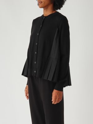 3. Cardigan donna in lana vergine Nero