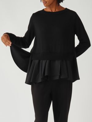 5. Maglia donna in lana vergine Nero