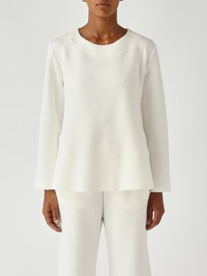 Chemisier en viscose  extensible pour femme Blanc Meimeij