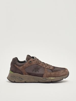 Mase 6875 suede and nylon sneakers for men Burnt Brown Premiata