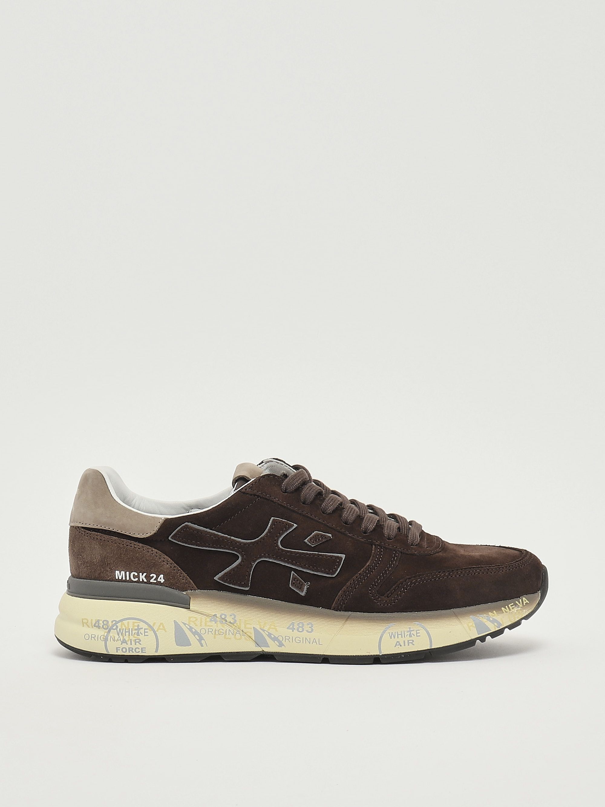 Mick 7898 suede sneakers for men mik07898 Brown | Caposerio.com