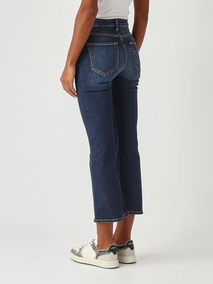 4. Damen Britney Bootcut Jeans aus Stretch-Baumwolle Dunkler Denim