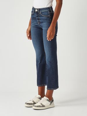 3. Damen Britney Bootcut Jeans aus Stretch-Baumwolle Dunkler Denim
