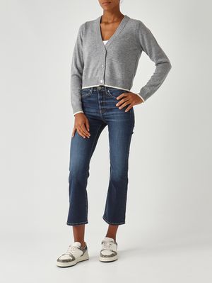 2. Damen Britney Bootcut Jeans aus Stretch-Baumwolle Dunkler Denim