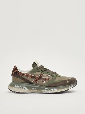 Lauryn 7790 women's leather sneakers Military Premiata