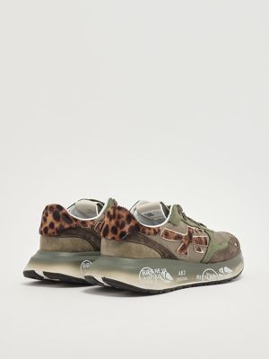 3. Lauryn 7790 women's leather sneakers Military