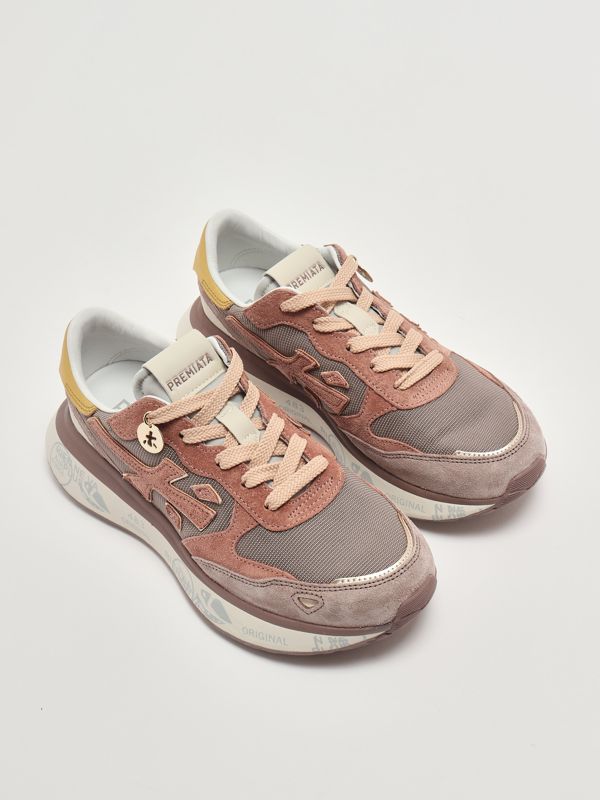 Premiata Lauryn 7801 women's sneakers in leather and technical