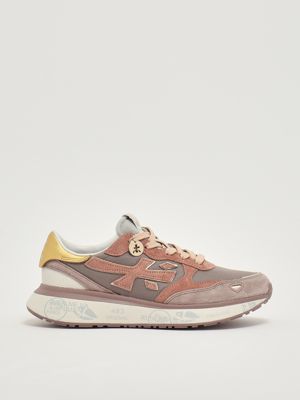 Lauryn 7801 women's sneakers in leather and technical fabric Onion Premiata