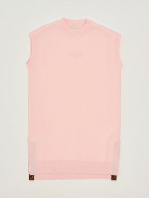 Abito bambina in lana Rosa Baby Fendi