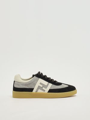 1. Sneakers bambino in pelle Nero-Grigio