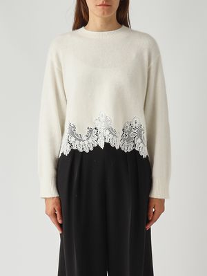 Women's alpaca-blend sweater Snow Twinset