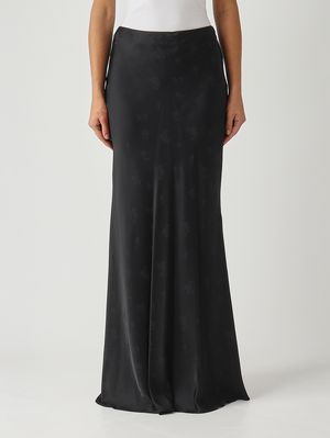 Gonna donna in viscosa Nero Twinset