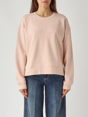 Damen-Sweatshirt aus Baumwolle Rosa Twinset