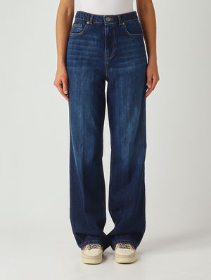 Women's cotton jeans Dark Denim Twinset