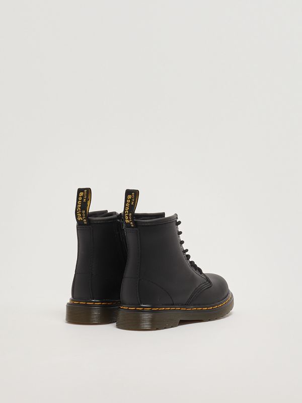 3. Anfibi bambina 1460 T Softy in pelle Nero Dr. Martens 15373001