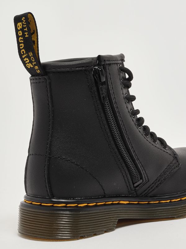 5. Anfibi bambina 1460 T Softy in pelle Nero Dr. Martens 15373001