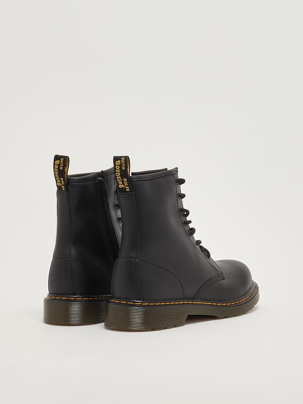 3. 1460 Y Softy Leather Girl's Ankle Boots Black Dr. Martens 21975001