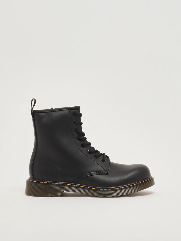 1. 1460 Y Softy Leather Girl's Ankle Boots Black Dr. Martens 21975001