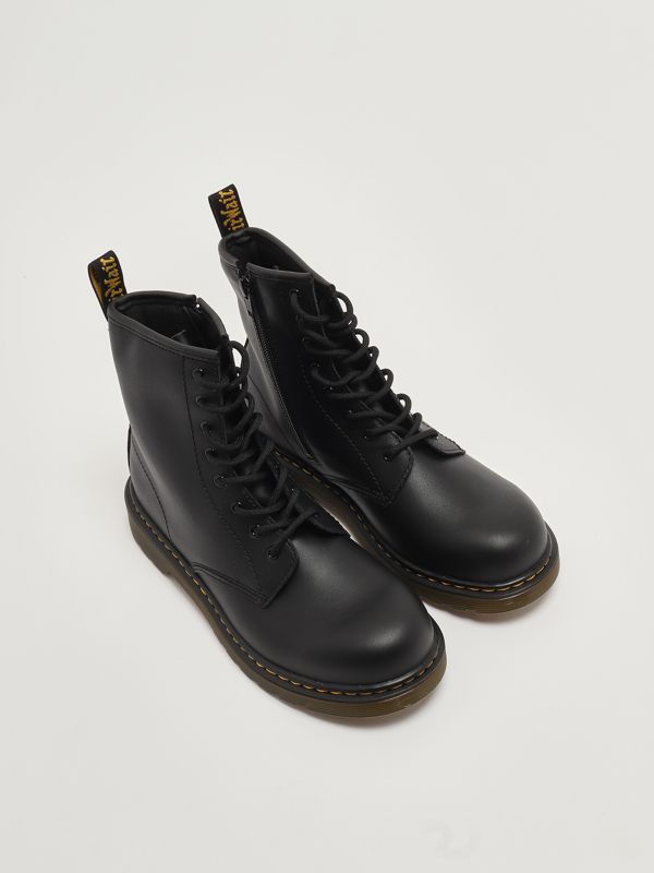 2. 1460 Y Softy Leather Girl's Ankle Boots Black Dr. Martens 21975001