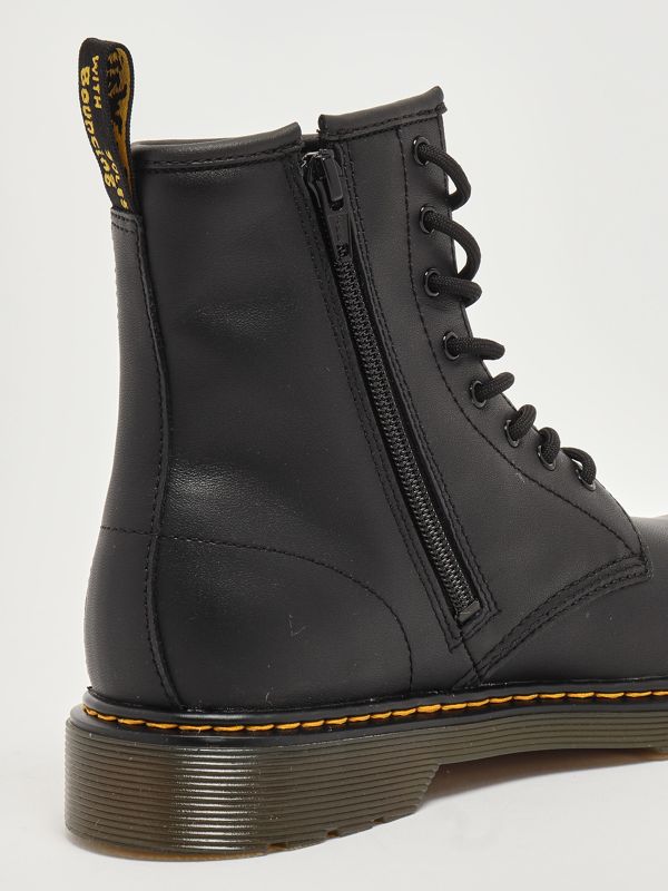 5. 1460 Y Softy Leather Girl's Ankle Boots Black Dr. Martens 21975001