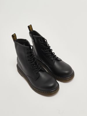 2. 1460 Y Softy Leather Girl's Ankle Boots Black