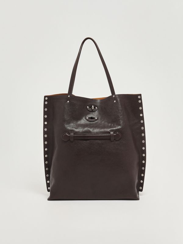 A' Spasso M leather bag for women 0687902100000m Coal