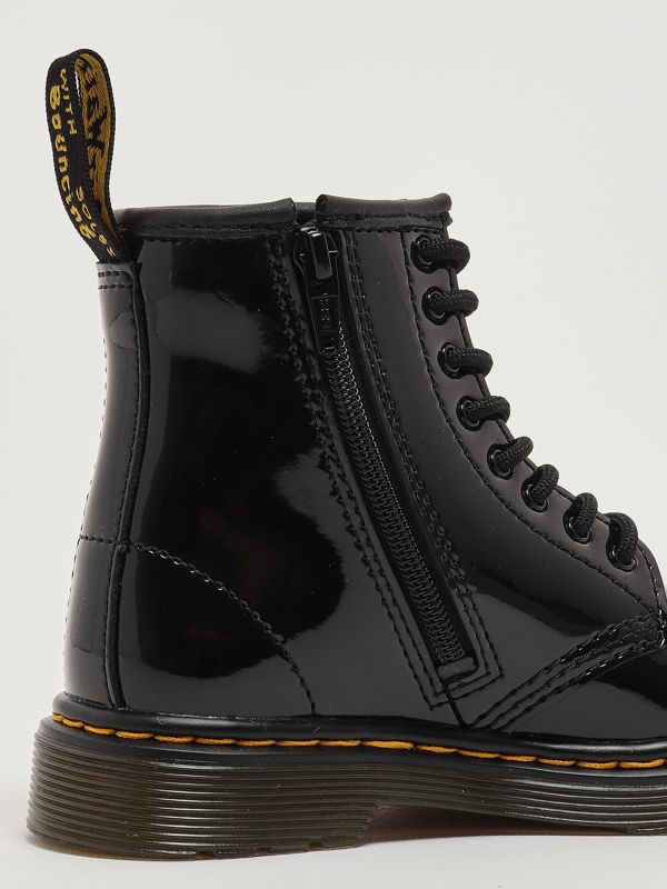5. Girl's 1460 T Leather Ankle Boots Black Dr. Martens 15373003