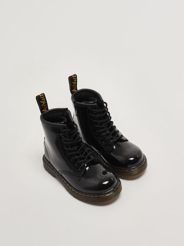 2. Girl's 1460 T Leather Ankle Boots Black Dr. Martens 15373003