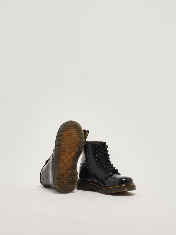 4. Girl's 1460 T Leather Ankle Boots Black Dr. Martens 15373003
