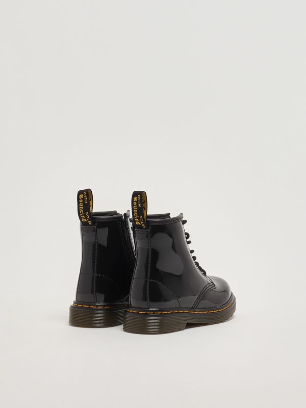 Dr. Martens Anfibi bambina 1460 T Softy in pelle - Nero