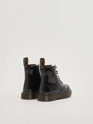 3. Girl's 1460 T Leather Ankle Boots Black