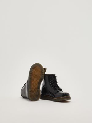 4. Girl's 1460 T Leather Ankle Boots Black