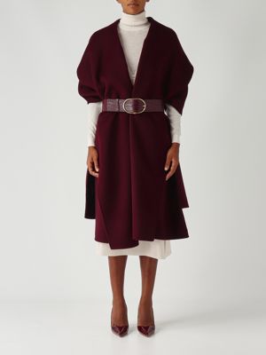 Cape double en laine pour femme Merlot Elisabetta Franchi
