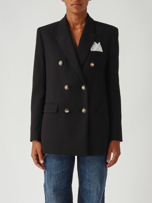 Emporio Armani women's stretch viscose blend jacket