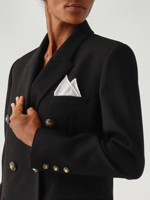 5. Blazer de mujer de crepé elástico Negro