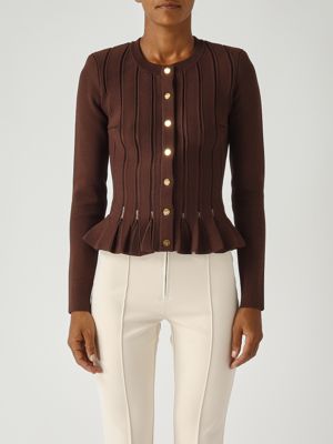 Gilet tricoté pour femme Café Elisabetta Franchi