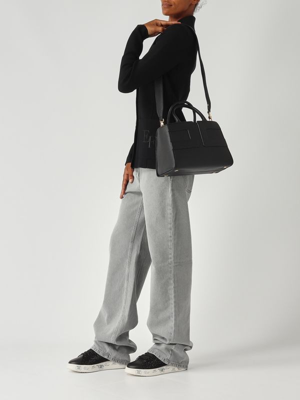 2. Jeans donna in denim di cotone Grigio Chiaro Elisabetta Franchi pj11d56e2