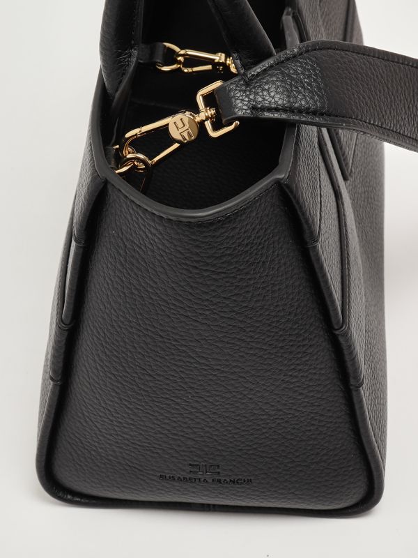 7. Bolso tote para mujer en símil piel Negro Elisabetta Franchi bs35a56e2
