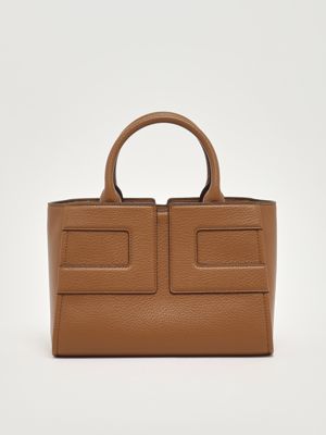 Women's faux leather tote bag Brown Sugar Elisabetta Franchi