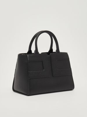 3. Bolso tote para mujer en símil piel Negro