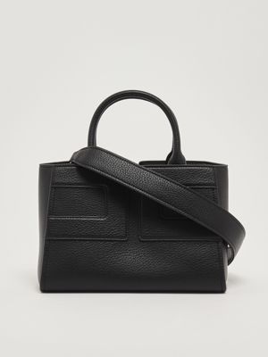 5. Bolso tote para mujer en símil piel Negro