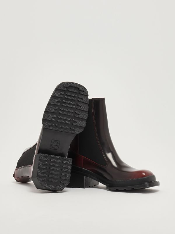 4. Stivaletto donna Chelsea Maybole in pelle Nero-Bordeaux Dr. Martens 32071770