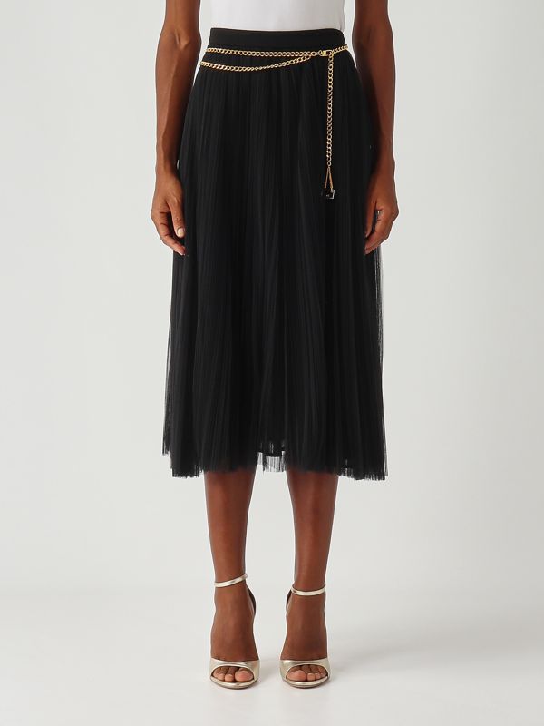 1. Gonna donna in tulle Nero Elisabetta Franchi g015057e2
