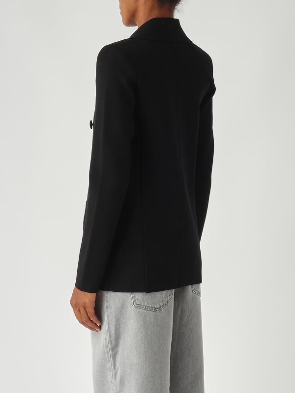4. Blazer donna in maglia Nero Elisabetta Franchi mk52s57e2