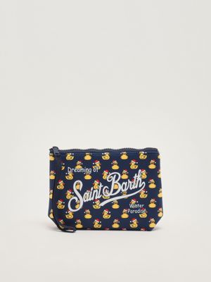 Pochette Aline in scuba Papere natalizie MC2 Saint Barth