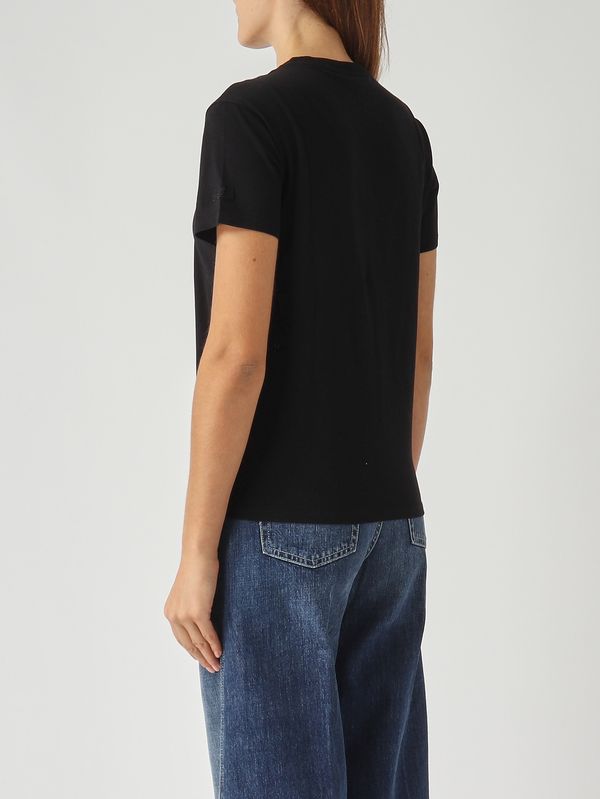 4. Camiseta de mujer Emilie de algodón Burbujas por favor 00 MC2 Saint Barth emi0002